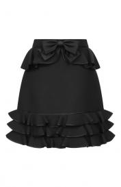 Юбка из шерсти и шелка Valentino