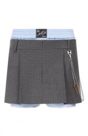 Шерстяная юбка-шорты Alexander Wang