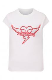 Хлопковая футболка Zadig and Voltaire