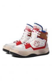 Кожаные кеды DSquared2