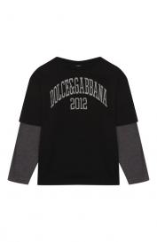 Хлопковый лонгслив Dolce&Gabbana