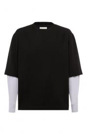 Комбинированный свитшот Dries Van Noten