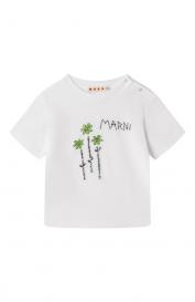 Хлопковая футболка Marni