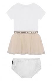 Комплект из платья и шорт Balmain