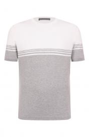 Джемпер из хлопка и шелка Corneliani