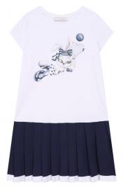 Хлопковое платье Monnalisa