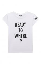 Хлопковая футболка Moschino