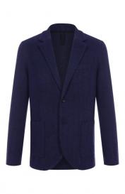 Пиджак из шерсти и хлопка Harris Wharf London