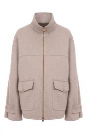 Полупальто из шерсти и кашемира Agnona