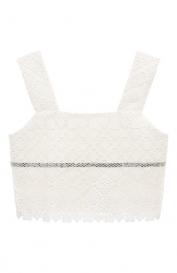 Хлопковый топ ELIE SAAB JUNIOR