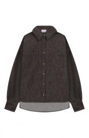 Джинсовая рубашка Brunello Cucinelli
