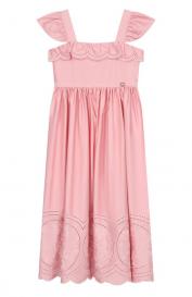 Хлопковый сарафан ELIE SAAB JUNIOR