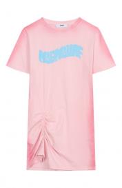 Хлопковое платье MSGM Kids