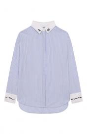 Хлопковая рубашка MSGM Kids