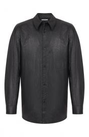 Рубашка из экокожи  x Vein Attachment