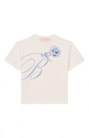 Хлопковая футболка Blumarine