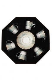 Набор из шести чайных чашек с блюдцами Ocean Stefano Ricci