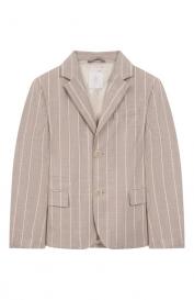 Пиджак из шерсти и хлопка Eleventy