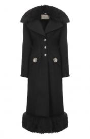 Шерстяное пальто Blumarine