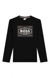 Хлопковый лонгслив BOSS