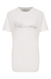 Хлопковая футболка Blumarine