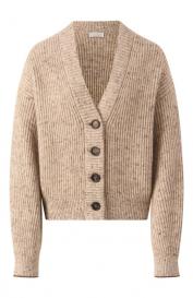 Кардиган из шерсти и льна Brunello Cucinelli