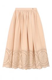 Хлопковая  юбка ELIE SAAB JUNIOR