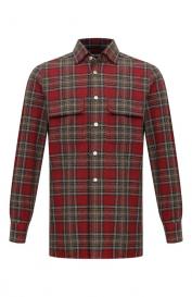 Хлопковая рубашка KITON