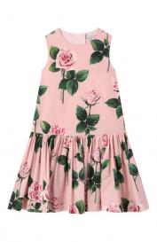Хлопковое платье Dolce&Gabbana