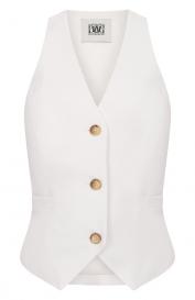 Жилет из шерсти и вискозы Borne Bourgeois