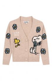 Кардиган из шерсти и вискозы MC2 Saint Barth