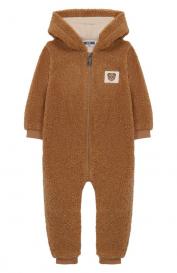 Комбинезон из экомеха Moschino