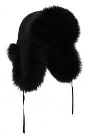 Шапка-ушанка с мехом песца FurLand