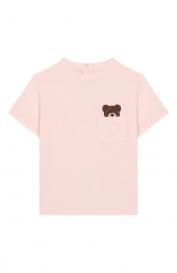 Хлопковая футболка Fendi