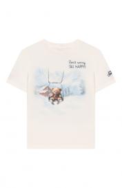 Хлопковая футболка MC2 Saint Barth