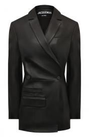 Кожаный жакет Jacquemus