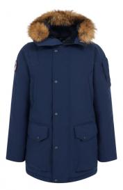 Пуховик с меховой отделкой Arctic Explorer