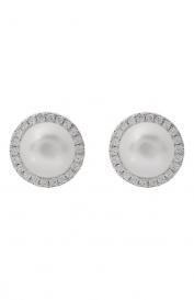 Серьги-пусеты Silver Bluejay