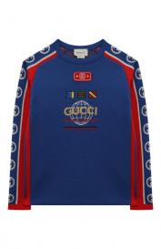 Пуловер из шерсти и хлопка Gucci