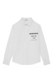 Хлопковая рубашка MSGM Kids