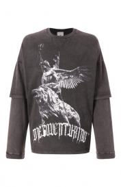 Хлопковый лонгслив Diego Venturino