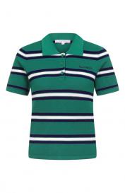 Поло из шелка и хлопка Sporty and Rich