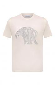 Хлопковая футболка Stefano Ricci