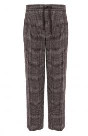 Брюки из шерсти и хлопка Dolce&Gabbana