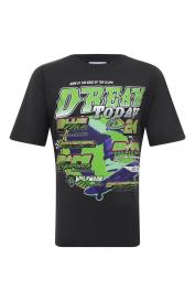 Хлопковая футболка Bluemarble