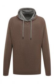 Худи из хлопка и кашемира CAPOBIANCO