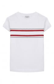 Хлопковая футболка Brunello Cucinelli