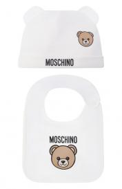 Комплект из шапки и нагрудника Moschino