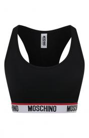 Хлопковый бра-топ Moschino