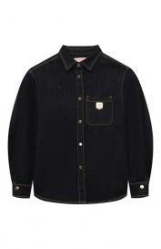 Джинсовая рубашка Elisabetta Franchi la mia bambina